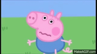 Peppa Pig Crying With Tears GIF