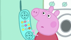Peppa Pig Hang Up And Start Over GIF