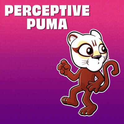 Perceptive Puma Cat GIF