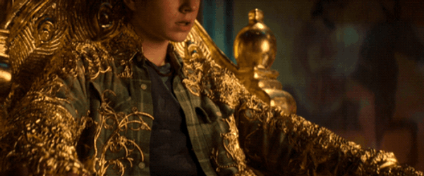 Percy Jackson Sitting On A Throne GIF