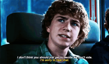 Percy Jackson Voting Decision GIF