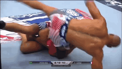 Pereira Vs Gane Boxing Match On TV GIF
