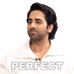 Perfect Ayushmann Khurrana Sticker GIF