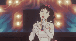 Perfect Blue Mima Kirigoe Singing GIF