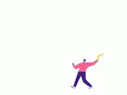 Perfect Boomerang Throwing Animation GIF
