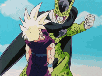 Perfect Cell Teen Gohan GIF