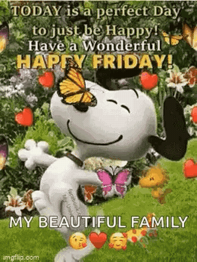 Perfect Day To Be Happy Happy Friday Beautiful Family GIF