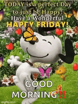 Perfect Day To Be Happy Happy Friday GIF
