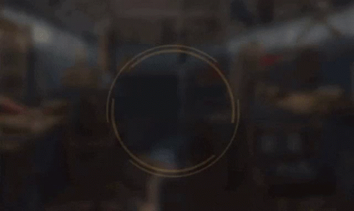 Perfect Word Glowing In Circle GIF
