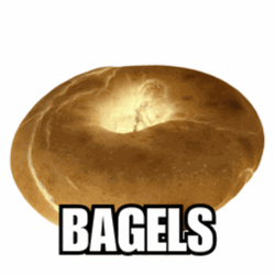 Perfectly Made Yummy Bagel GIF