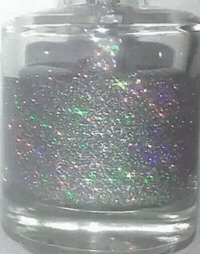 Perfume Bottle With Glitter GIF