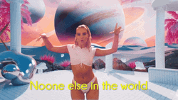 Perrie Edwards Pony Tail In Holiday Video GIF