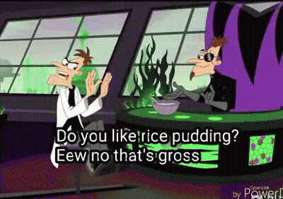 Perry The Platypus Do You Like Rice Pudding GIF