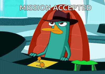 Perry The Platypus Driving Car Mission Accepted GIF