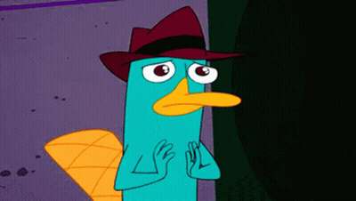 Perry The Platypus Flexing Muscles GIF