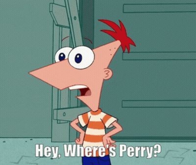 Perry The Platypus Holding Hands With Man GIF
