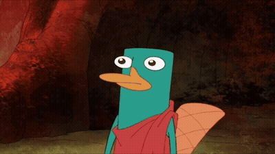 Perry The Platypus In Cave GIF