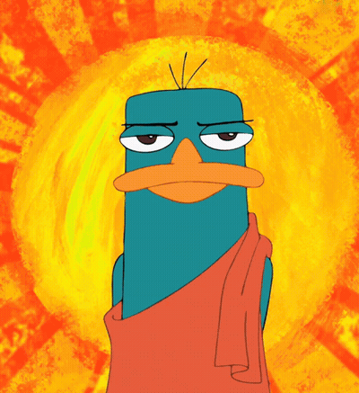 Perry The Platypus In Red Robe GIF
