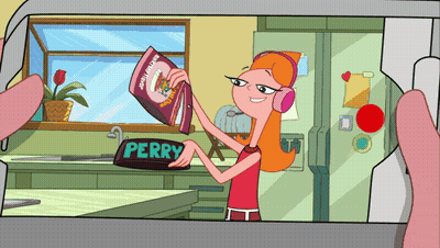 Perry The Platypus Playing Guitar With X GIF