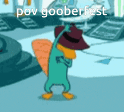 Perry The Platypus POV Gooberfest Moves GIF