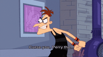 Perry The Platypus Says Curse You Perry The Platypus GIF