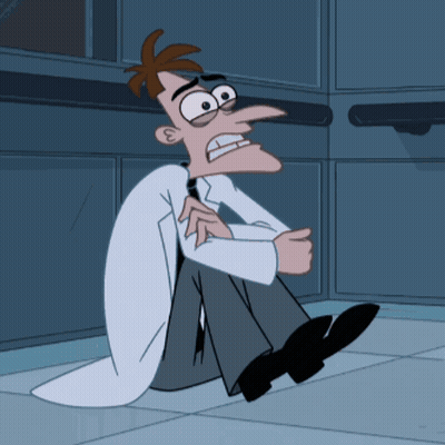 Perry The Platypus Sitting With Legs Crossed GIF