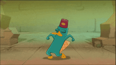 Perry The Platypus Wearing A Hat GIF