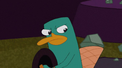 Perry The Platypus Wearing Hat GIF