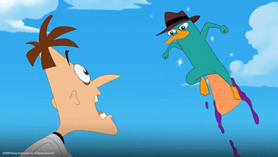 Perry The Platypus With Hat GIF