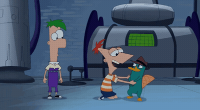 Perry The Platypus With Phineas And Ferb GIF