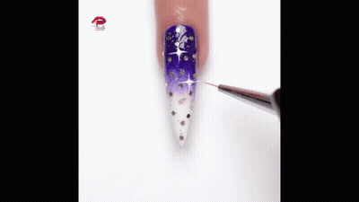 Person Applying Nail Polish GIF