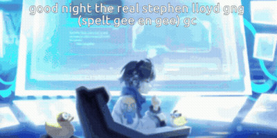 Person At Computer Saying Good Night The Real Stephen Lloyd GNG GIF