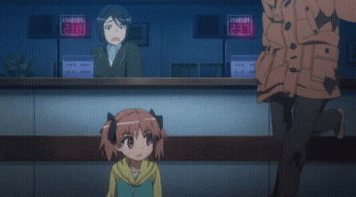 Person At Counter With 21 Sign GIF