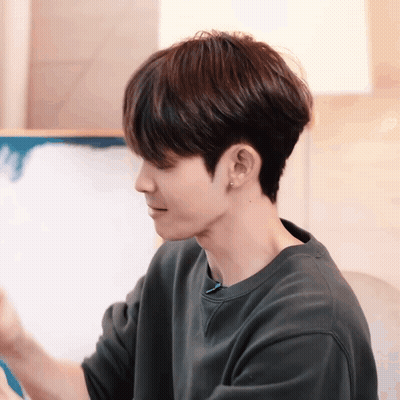 Person Black Shirt Close Up GIF