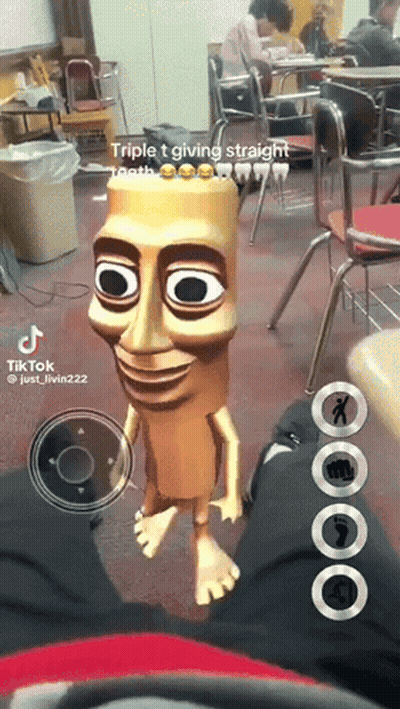Person Cartoon Character Triple T Giving Straight Tooth GIF