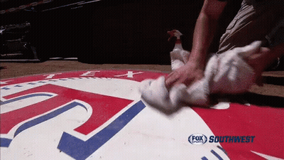 Person Cleaning Fox Southwest Sign GIF