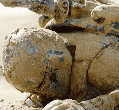 Person Covered In Dirt GIF