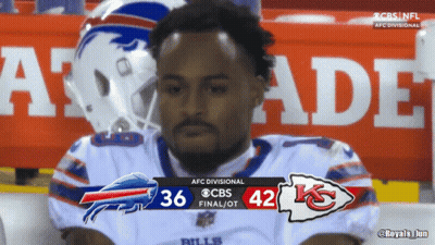 Person Covering Face Watching Bills Vs Chiefs GIF