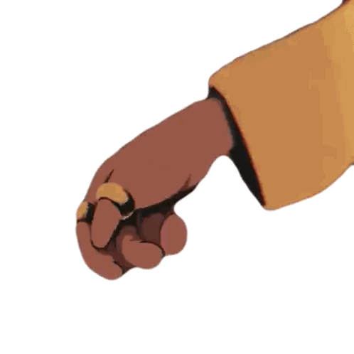 Person Crossing Fingers And Pointing Left Sticker