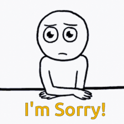 Person Crying Saying I'm Sorry GIF