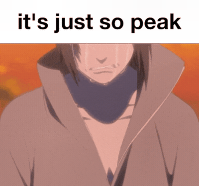 Person Crying Saying It's Just So Peak GIF