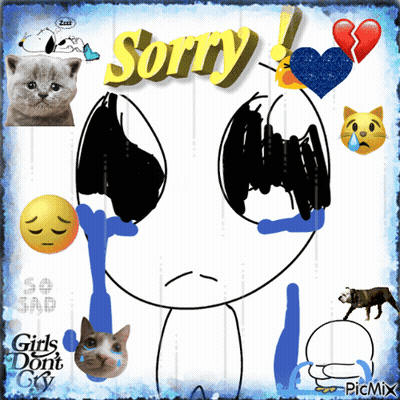 Person Crying Sorry GIF