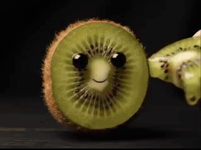 Person Cutting Kiwi Says Kiwiman For EU's President GIF