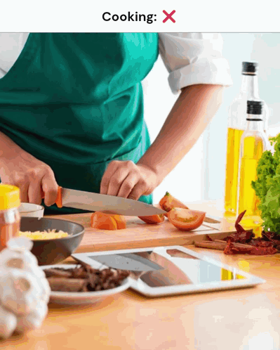 Person Cutting Vegetables GIF