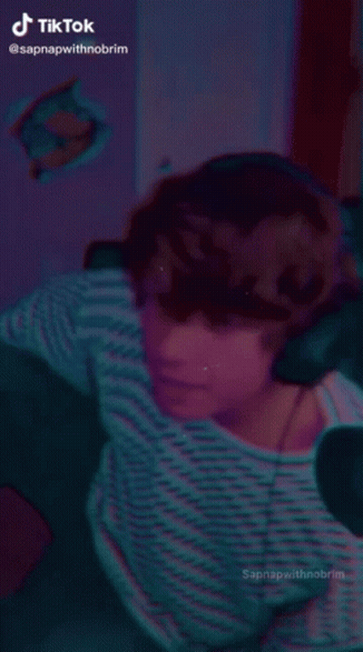 Person Dancing In Dark Room GIF