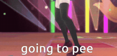 Person Dancing On Stage Saying Going To Pee GIF
