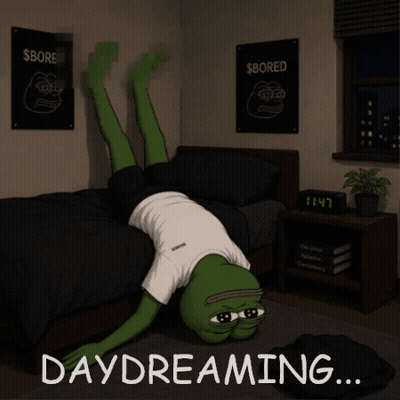 Person Daydreaming Laying On Back GIF