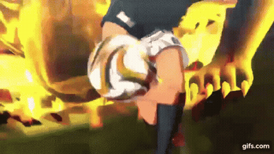 Person Doing Handstand With Soccer Ball And Fire GIF