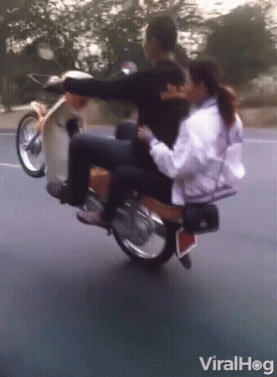 Person Doing Trick On Yamaha Dirt Bike GIF