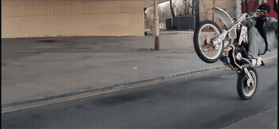 Person Doing Trick On Yamaha Dirt Bike GIF
